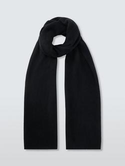 John Lewis Cashmere Scarf - view 2, Black