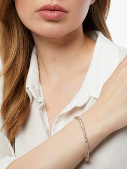 Jools by Jenny Brown Cubic Zirconia 51 Stone Tennis Bracelet - view 2, Gold