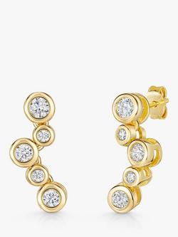Jools by Jenny Brown Cubic Zirconia Bubble Drop Earrings, Gold