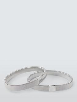 John Lewis Men's Occasion Sleeve Armband, Silver