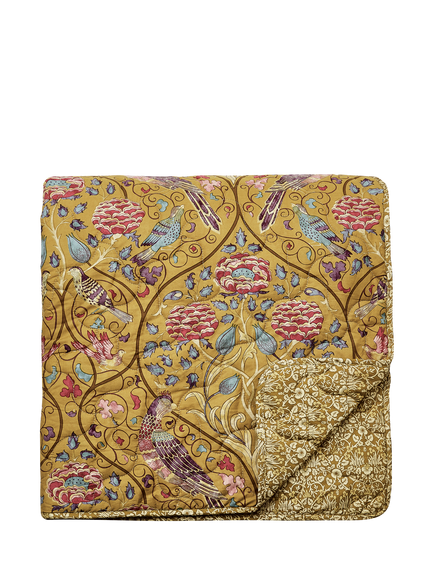 Morris & Co. Seasons by May Quilted Bedspread, Saffron, Multi