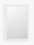 John Lewis Country Feather Rectangular Wall Mirror, 100.5 x 65.5cm, White