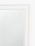 John Lewis Country Feather Rectangular Wall Mirror, 100.5 x 65.5cm, White