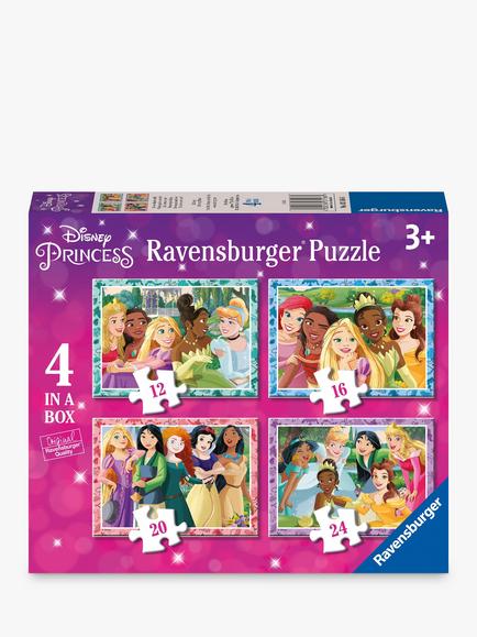 Ravensburger Disney Princess Set of 4 Jigsaw Puzzles, Multi