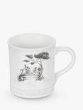 Le Creuset x Sheila Bridges Collection Harlem Toile de Jouy Ladies in  Waiting Stoneware Mug, 400ml, Black/White