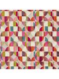 Clarke & Clarke Delaunay Furnishing Fabric, Magenta/Peacock