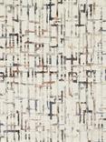 Clarke & Clarke Quadrata Furnishing Fabric, Charcoal, Ivory