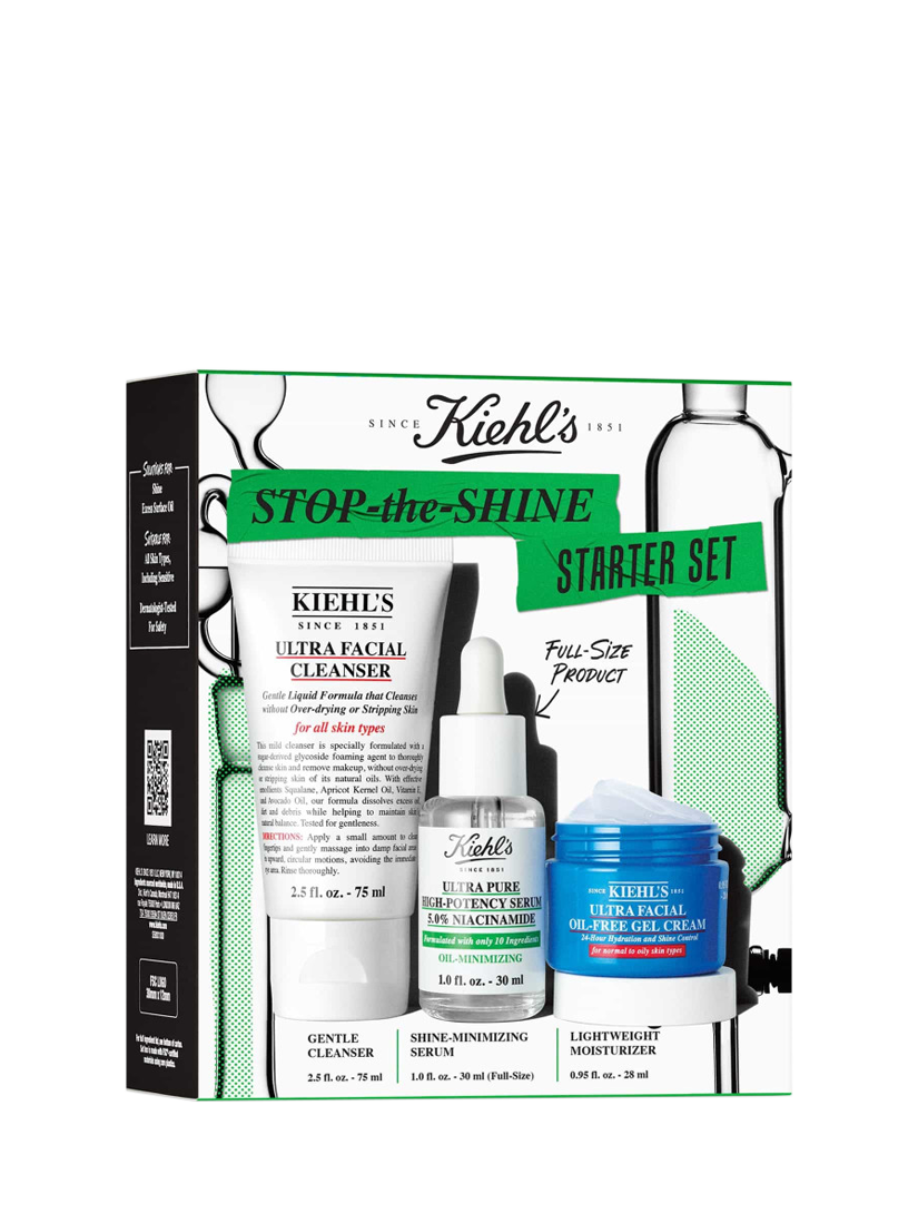 Product image 1 of 8, which shows Kiehl's Stop The Shine Starter Set Skincare Gift Set