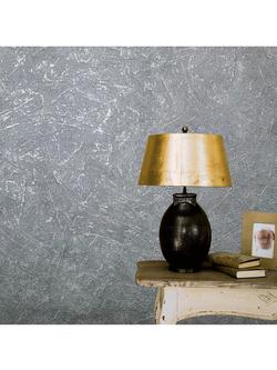 Galerie Scratched Texture Wallpaper - view 2, Silver Grey