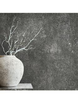 Galerie Plaster Texture Wallpaper - view 2, Black/Gold