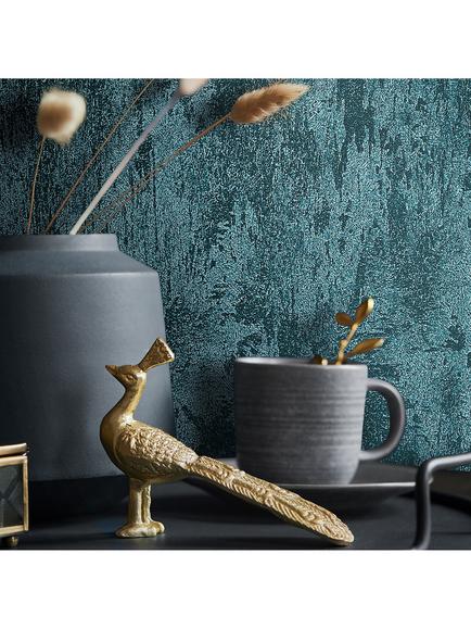 Galerie Structure Wallpaper - view 2, Green/Blue