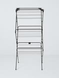 John Lewis 3 Tier Indoor Clothes Airer, Black