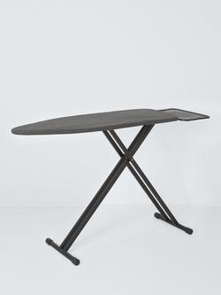 John Lewis Premium Ironing Board, Black, Grey/Black