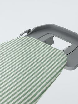 John Lewis Curve Ironing Board, Green Stripe - view 2, Green Stripe
