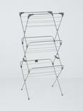 John Lewis Standard Indoor Clothes Airer, Silver