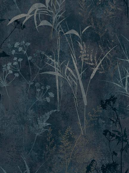 Graham & Brown Restore Wallpaper, Midnight