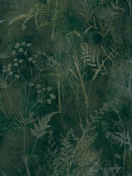 Graham & Brown Restore Wallpaper, Emerald