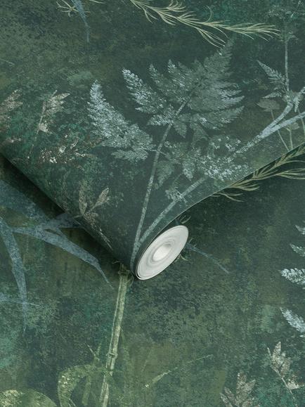 Graham & Brown Restore Wallpaper - view 2, Emerald