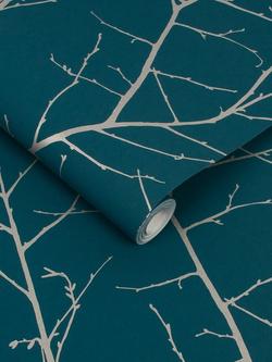 Graham & Brown Boreas Breathe Wallpaper, Blue - view 2, Teal