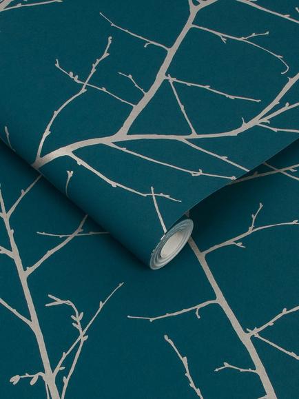 Graham & Brown Boreas Breathe Wallpaper, Blue - view 2, Teal