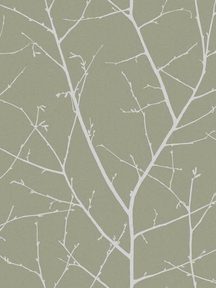 Graham & Brown Boreas Wallpaper, Sage, Sage