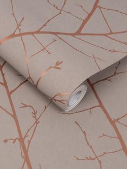 Graham & Brown Boreas Breathe Wallpaper, Blue - view 2, Natural