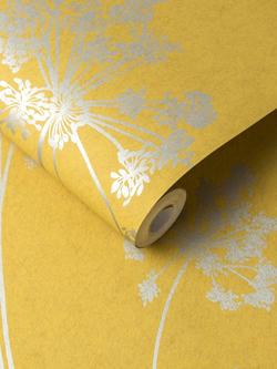 Graham & Brown Anthriscus Breathe Wallpaper, Blue - view 2, Summer