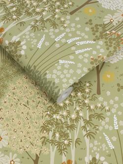 Graham & Brown Fable Wallpaper, Sage - view 2, Green