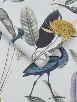 Graham & Brown Glasshouse Day Wallpaper, White/Multi - view 2, Grey