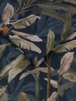 Graham & Brown Borneo Emerald Wallpaper, Green - view 2, Midnight