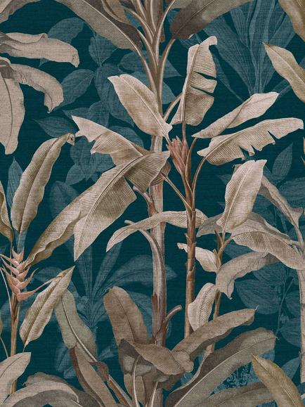 Graham & Brown Borneo Emerald Wallpaper, Green, Teal