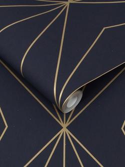 Graham & Brown Harmony Wallpaper - view 2, Navy