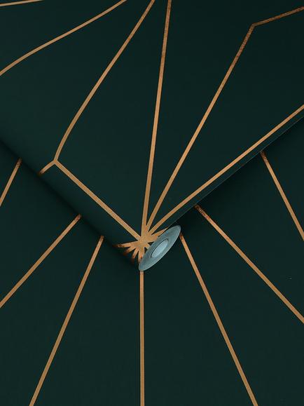 Graham & Brown Harmony Wallpaper - view 2, Emerald