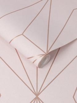 Graham & Brown Harmony Wallpaper, Blush - view 2, Blush