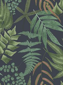Graham & Brown Midsummer Fern Wallpaper, Navy