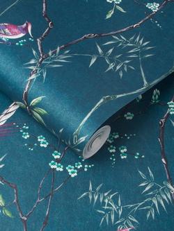 Graham & Brown Tori Wallpaper - view 2, Teal