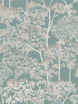 Graham & Brown Idyll Tree Wallpaper, Duck Egg