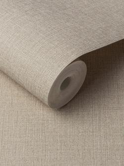 Graham & Brown Linen Wallpaper, Beige - view 2, Beige