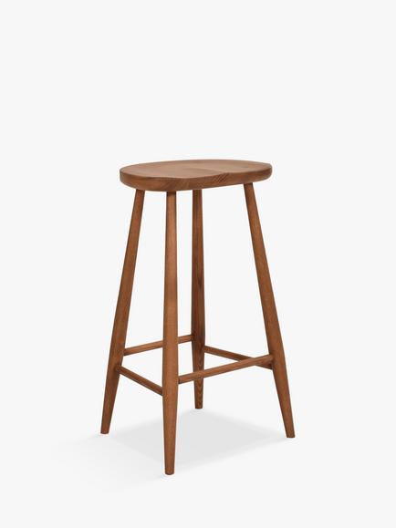 ercol for John Lewis Bellingdon Bar Stool, Vintage Ash, Vintage Ash Wood