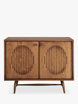 ercol for John Lewis Bellingdon 2 Door Sideboard, Ash - view 2, Vintage Ash Wood