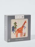 John Lewis Safari Animal Mini Cube Charity Christmas Cards, Box of 30