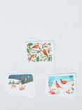 John Lewis Winter Birds & Fox Bumper Charity Christmas Cards, Box of 24