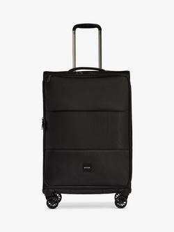 Antler Soft Stripe 4-Wheel 71cm Medium Suitcase - view 2, Black