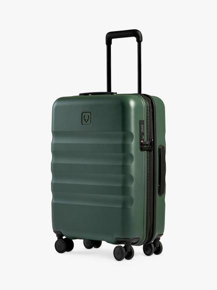 Antler Icon Stripe 4-Wheel 55cm Cabin Case, Antler Green