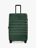 Antler Icon Stripe 4-Wheel 78cm Large Expandable Suitcase, Antler Green