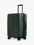 Antler Icon Stripe 4-Wheel 68cm Medium Expandable Suitcase, Antler Green