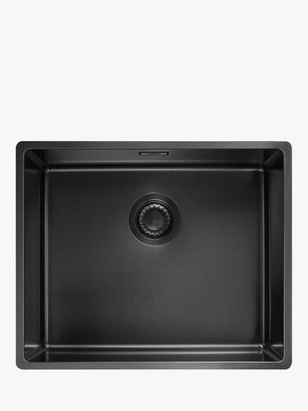 Franke Mythos Masterpiece 500 BXM 210 110-50 Single Bowl Undermounted/Inset Kitchen Sink, Anthracite