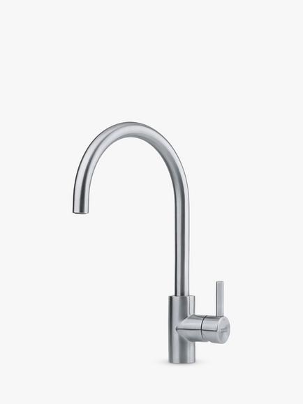 Franke Eos Neo Swivel Spout Single Lever Kitchen Mixer Tap, Stainless Steel, Stainless Steel