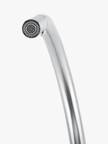 Franke Eos Neo Pull-Down Spray Swivel Spout Single Lever Kitchen Mixer Tap, Stainless Steel - view 2, Stainless Steel