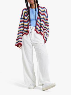 Wool And The Gang Malibu Cardigan Crochet Pattern - view 2, Multi